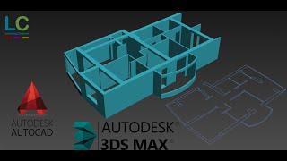 Import AutoCAD file in 3DS Max