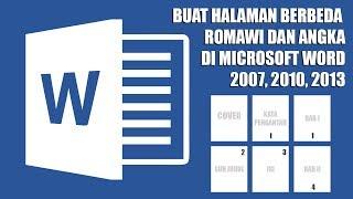 Cara Membuat Halaman Berbeda Romawi Dan Angka Di Microsoft Word