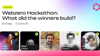 Meet the Webzero Hackathon Winners