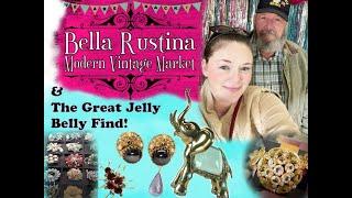 Bella Rustina Vintage Market Jewelry Shopping ~ Father-Daughter Trip with a Trifari Jelly Belly