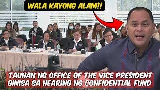 Tauhan ni VP SARA Ginisa sa Quadcomm Hearing