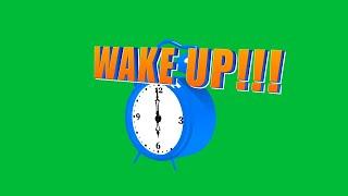 Alarm Clock Green Screen | Graphics & Animation