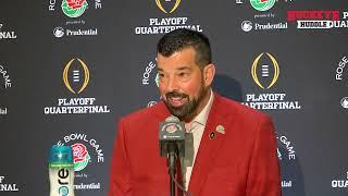 Rose Bowl Media Day: Ohio State Head Coach Ryan Day