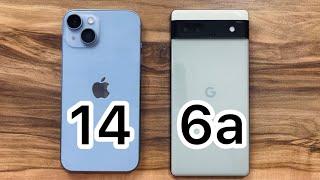 Google Pixel 6a vs iPhone 14