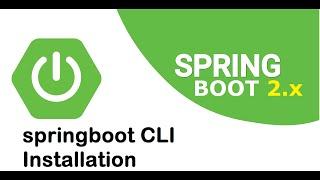 springboot cli installation on windows