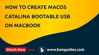 How to Create a macOS Catalina Bootable USB Drive on MacBook