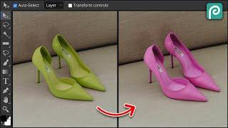 Photopea Tutorial - How to Change colours of an object (quick & easy method)