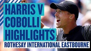 MASSIVE Win for Harris! | Highlights - Billy Harris v Flavio Cobolli | Rothesay International | LTA