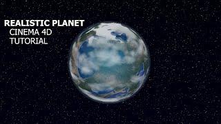 Create a REALISTIC PLANET with clouds and atmosphere in Cinema 4d and Arnold