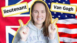 Words PRONOUNCED Differently in the UK and USA (interesting!)