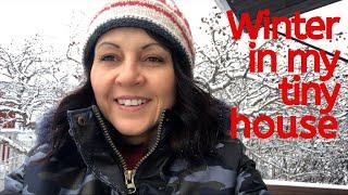 How I Survive Canadian Winters In My Tiny House On Wheels!