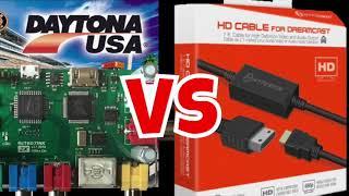 Sega Dreamcast HDMI Wars - Hyperkin vs. RetroTink 2x  (Daytona USA)