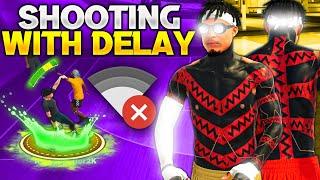 HOW TO SHOOT WITH A DELAY IN NBA 2K23 SHOOTING WITH HIGH PING & LATENCY