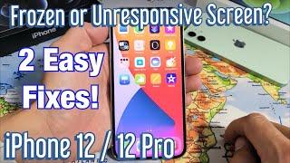 iPhone 12: Frozen or Unresponsive Screen? (2 Easy Fixes)