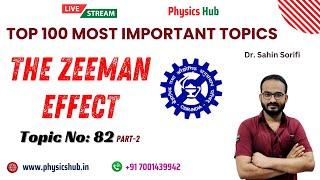 Lec-82 | (Part-2) The Zeeman Effect | CSIR-NET 2024 December and GATE 2025 Physics