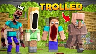 7 Ways To Troll Scary Villager In Minecraft...