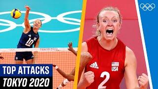 UNBELIEVABLE Volleyball attacks at Tokyo 2020! 