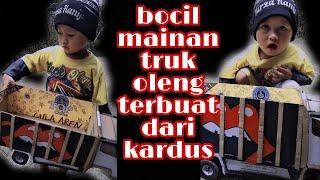 Truk oleng terbuat dari kardus #trukolengkardus #trukoleng #trukolengindonesia