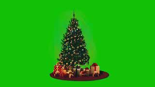 CHRISTMAS TREE GREEN SCREEN
