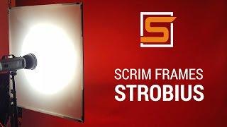 Strobius Scrim Frame - multi-functional photo/video light modifier