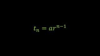 Progressions: Geometric Sequences