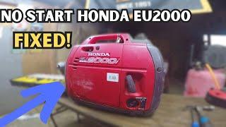 Honda EU2000i Won't Start FIXED! Easy Generator Repair Solution.