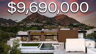 Touring A $9,690,000 Mansion with Mountain Views in Paradise Valley Arizona