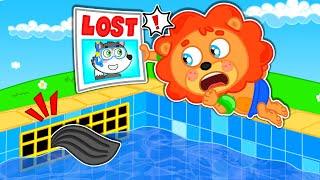 Liam Family USA | Wolf tail in the pool | Family Kids Cartoons