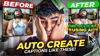 How To Create Viral Alex Hormozi Captions In 1 CLICK - Using This NEW Ai Auto Captions Tool!