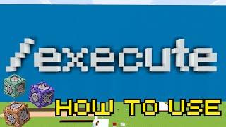 How to use the EXECUTE Command in Minecraft! || 1.20+