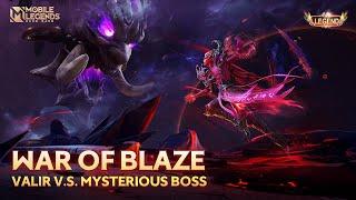 War of Blaze | Valir New Legendary Skin | Mobile Legends: Bang Bang