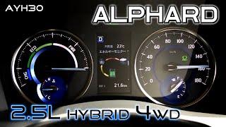 (2020y) ALPHARD hybrid , acceleration test,cruise engine RPM.