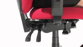 Features on office chairs with more intermediate and advanced mechanisms.mov