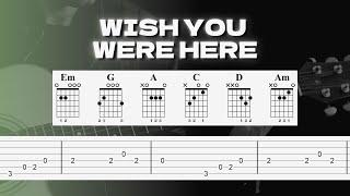 Learn to Play 'Wish You Were Here' - Easy Guitar Tutorial