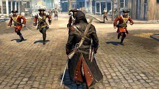 Assassins Creed Rogue - Templar Master Intense Combat & Brutal Executions in New York