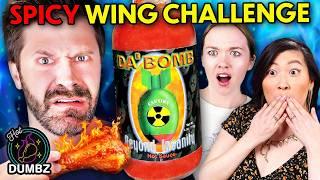 Producers Spicy Wing Trivia Challenge! | Hot Dumbz