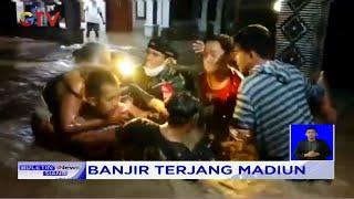 Detik-detik Evakuasi Lansia di Tengah  Banjir di Madiun, Jatim - BIS 30/12