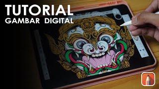 RAKA JANA : TUTORIAL MENGGAMBAR DIGITAL DI APLIKASI SKETCHBOOK