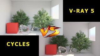 Max to Blender  - Cycles vs V-Ray 5