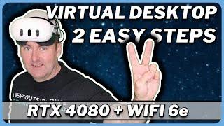 2 Easy Steps To Set Up Your Meta Quest 3 Virtual Desktop