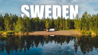 YOU WON’T BELIEVE THE PARK UPS IN SWEDEN! Living OFF GRID in a VAN in the Swedish wilderness.
