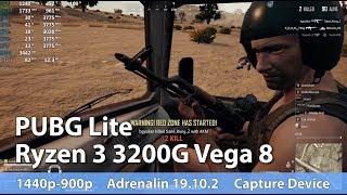 PUBG Lite on AMD Ryzen 3 3200G Vega 8 Test - Gameplay Benchmark