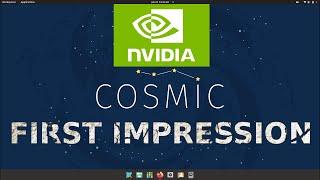 A brief look at cosmic (pre-alpha) as a Linux gamer