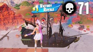 71 Elimination Solo vs Squads Wins (Fortnite Chapter 5 Season 3 Ps4 Controller Gameplay)