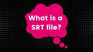 What Is A SRT File?