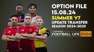 Option File SP Football Life 2024 Summer v7 | Update Transfer 15 Agustus 2024