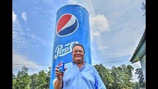 World Record Giant Pepsi Can Presentation & Celebration