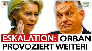 UNGLAUBLICH: Orban eskaliert den Streit mit Europa!  – Europa in Aufruhr!