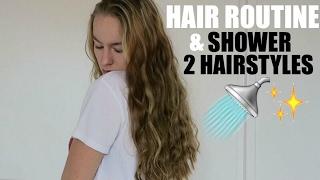 MY HAIR ROUTINE ️ SHOWER & 2 HAARSTIJLEN | ThingsJuliaLoves️