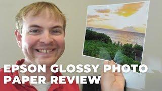 Epson Premium Glossy Photo Paper Review